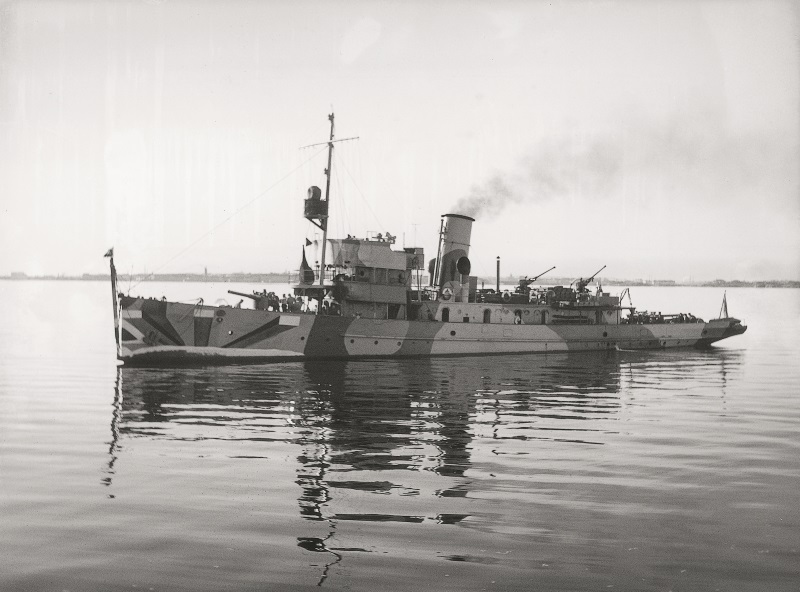 Foto av minfartyget Hämeenmaa.